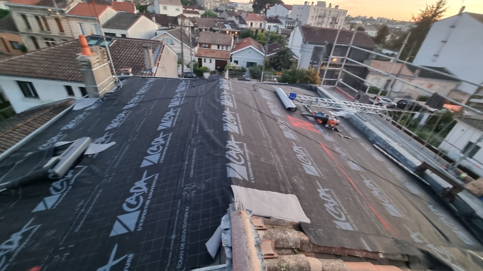 Avant rénovation de toiture à Pessac